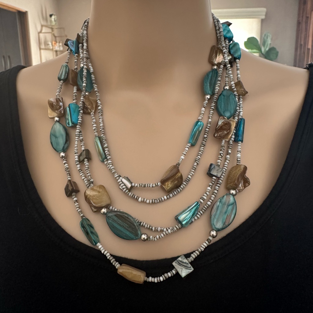 Ny Brand Multicolor Beaded Necklace